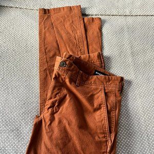 Bonobos The Original Chino (men's) size 32x34, "Tailored" fit, in Pumpkin Spice